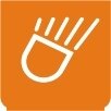 Symbol Arbeitslampen (Vorderseite) (180°)