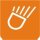 Symbol Arbeitslampen (Vorderseite) (180°)
