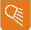 Symbol Arbeitslampen (Vorderseite) (270°)