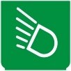 Symbol Arbeitslampen (Vorderseite) (90°)