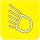 Symbol Arbeitslampen (Vorderseite) (90°)