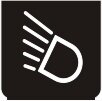 Symbol Arbeitslampen (Vorderseite) (90°)