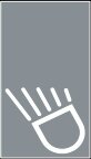 Symbol Arbeitslicht hinten (180°)