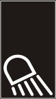 Symbol Arbeitslicht hinten (0°)