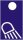 Symbol Arbeitsrücklicht (0°)