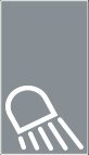 Symbol Arbeitsrücklicht (0°)