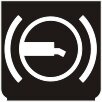 Symbol Auspuff-Bremse (0°)