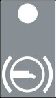 Symbol Auspuffbremse (0°)