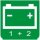 Symbol Batterien 1+2 (0°)