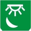 Symbol Beleuchtung bei Nacht (0°)