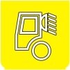 Symbol Beleuchtung des Ladebereichs (0°)