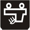Symbol Beleuchtung des Ladebereichs (180°)