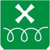 Symbol Belüftete Heizung (0°)