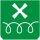 Symbol Belüftete Heizung (0°)
