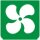 Symbol Belüftung (0°)