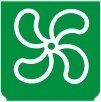 Symbol Belüftung (0°)