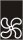 Symbol Belüftung (0°)