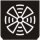 Symbol Belüftung (hoch) (0°)