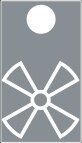 Symbol Belüftung (niedrig) (0°)