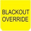 Symbol Blackout-Überbrückung (0°)