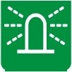 Symbol Blitz-Kennleuchte (0°)