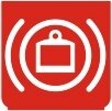 Symbol Bremsbelag-Kontrolle (0°)
