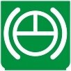 Symbol Bremse an der Antriebswelle (180°)