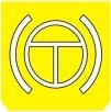 Symbol Bremse an der Antriebswelle (0°)