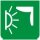 Symbol Dachlampe für den Fahrer (270°)