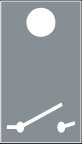Symbol Der Hauptschalter (0°)