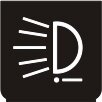 Symbol Dienstlampen (vorn) (0°)