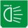Symbol Dienstlampen (vorn) (180°)