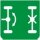 Symbol Differential 4. Achse (0°)