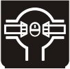 Symbol Differentialsperre (180°)