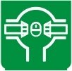 Symbol Differentialsperre (180°)