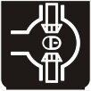 Symbol Differentialsperre (270°)
