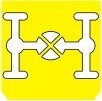 Symbol Differentialsperre in Längsrichtung (0°)