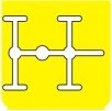 Symbol Differentialsperre in Längsrichtung (180°)