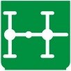 Symbol Differentialsperre in Längsrichtung (180°)