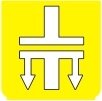 Symbol Drehmomentwandler-Kupplung (0°)