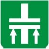 Symbol Drehmomentwandler-Kupplung (0°)