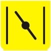 Symbol Drosselventil (0°)