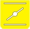 Symbol Drosselventil (90°)