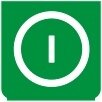 Symbol Ein/Aus (0°)