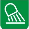 Symbol Einstellbare Arbeitsklammern (0°)
