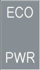 Symbol ECO PWR (0°)
