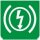 Symbol Elektrische Bremse (0°)