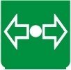 Symbol Fahrtrichtungsanzeiger (0°)