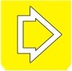 Symbol Fahrtrichtungsanzeiger (0°)