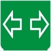 Symbol Fahrtrichtungsanzeiger (0°)